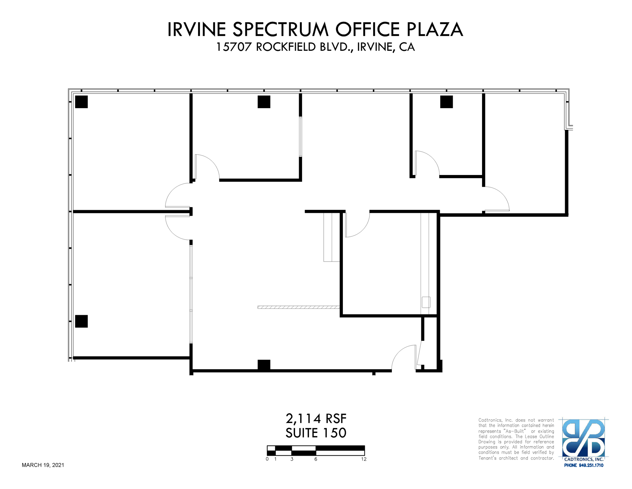 15707 Rockfield Blvd, Irvine, CA en alquiler Plano de la planta- Imagen 1 de 1