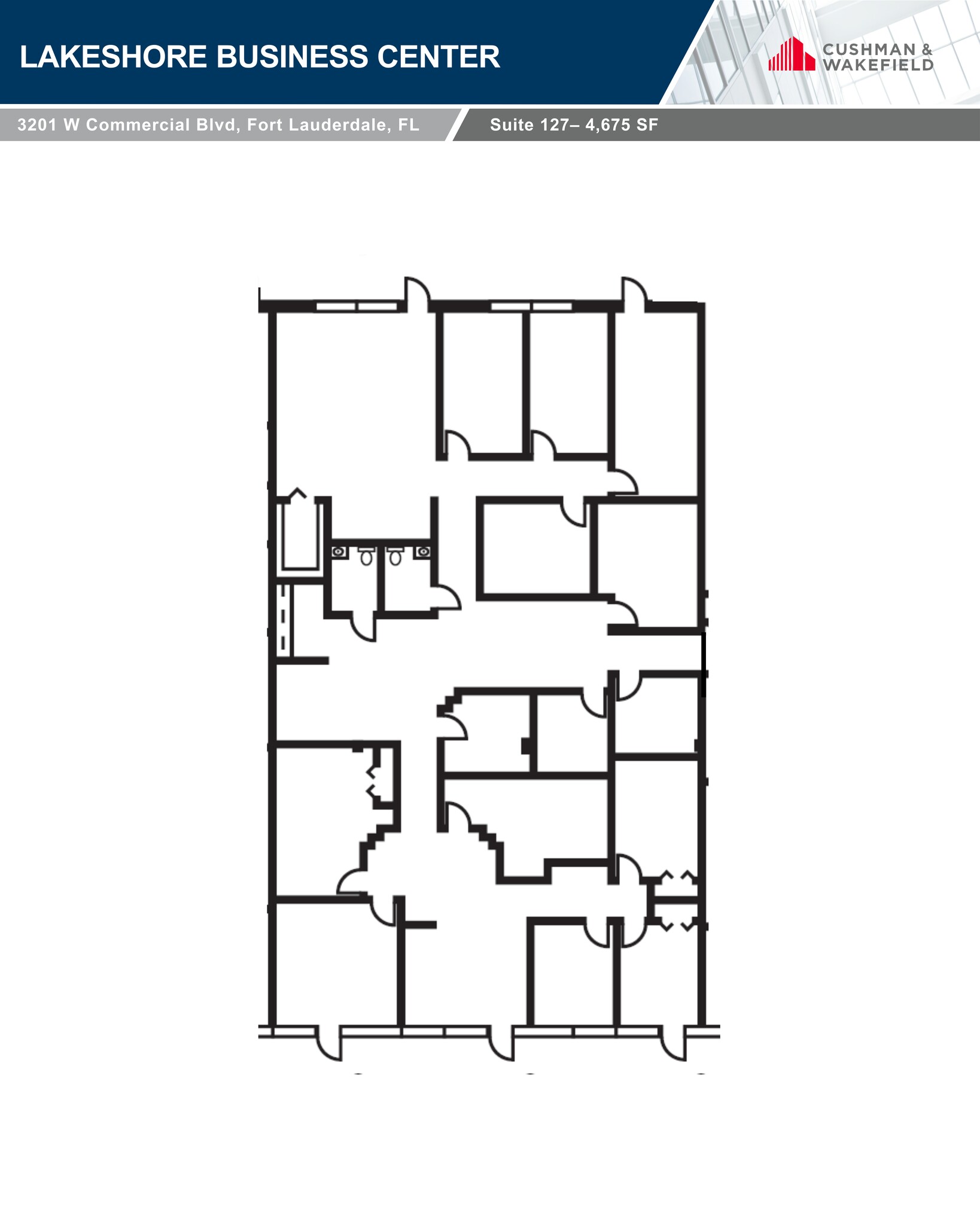 3201 W Commercial Blvd, Fort Lauderdale, FL en alquiler Plano del sitio- Imagen 1 de 1