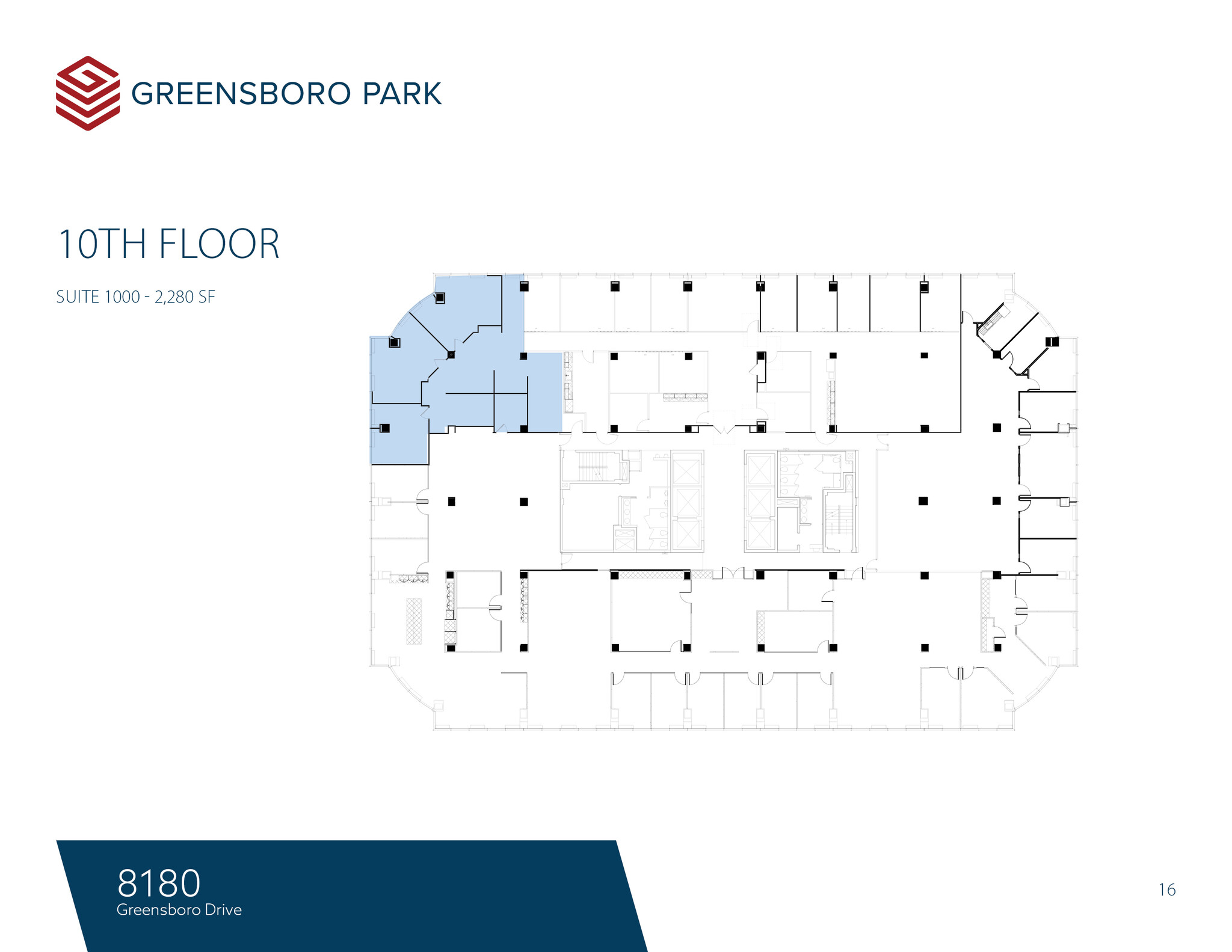 8180-8200 Greensboro Dr, McLean, VA en alquiler Plano de la planta- Imagen 1 de 1