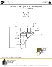 3900 N Causeway Blvd, Metairie, LA en alquiler Plano del sitio- Imagen 1 de 1