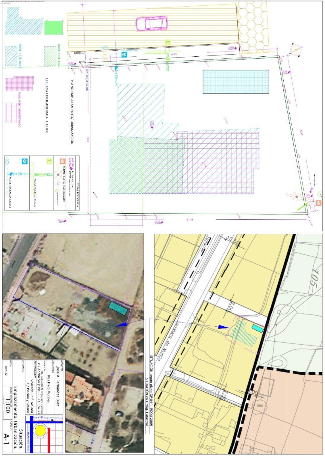Terreno en Vera, Almería en venta Plano del sitio- Imagen 1 de 8