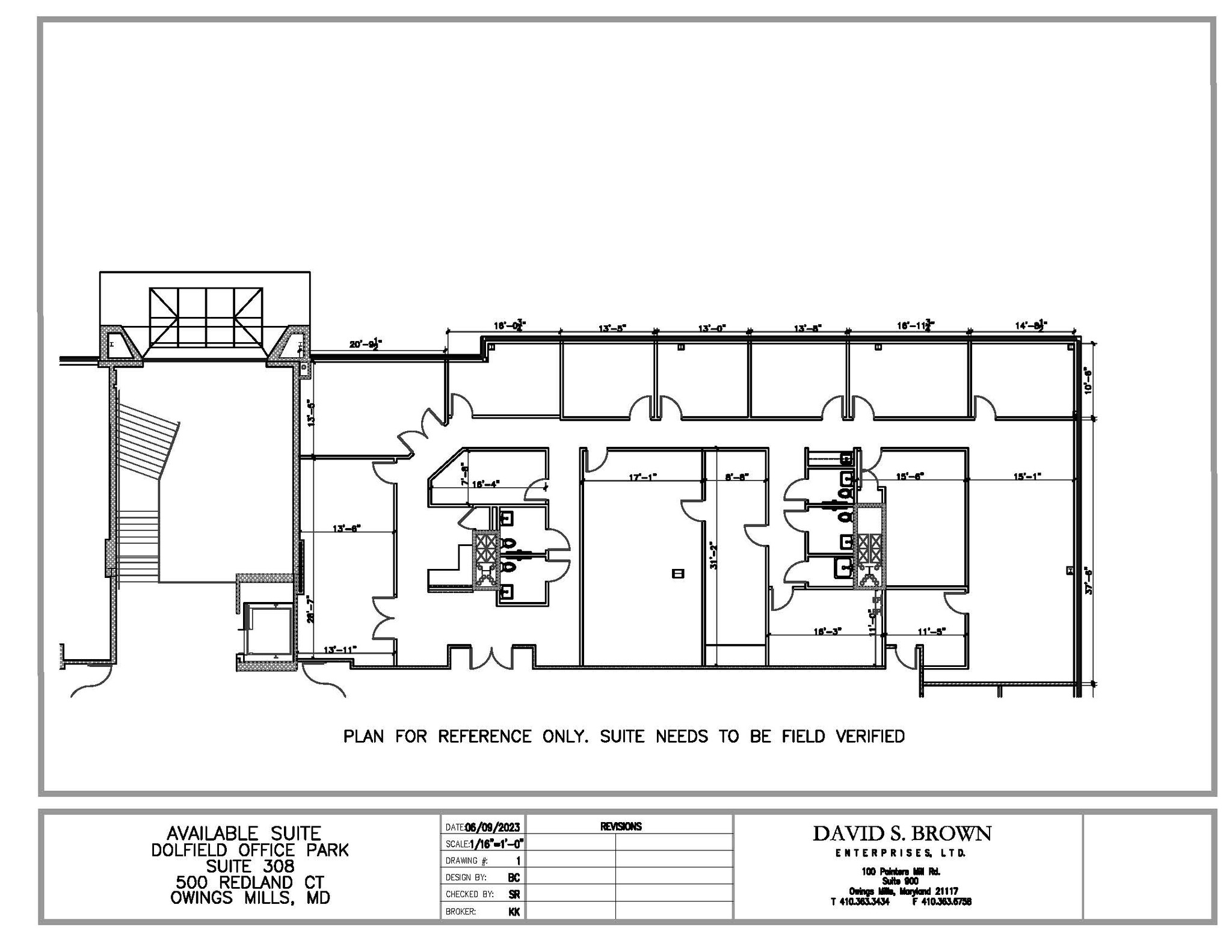 500 Redland Ct, Owings Mills, MD en alquiler Plano de la planta- Imagen 1 de 1