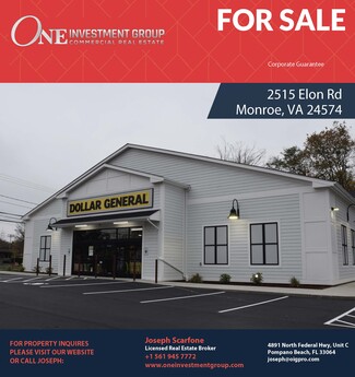 Más detalles para 2515 Elon Rd, Monroe, VA - Locales en venta