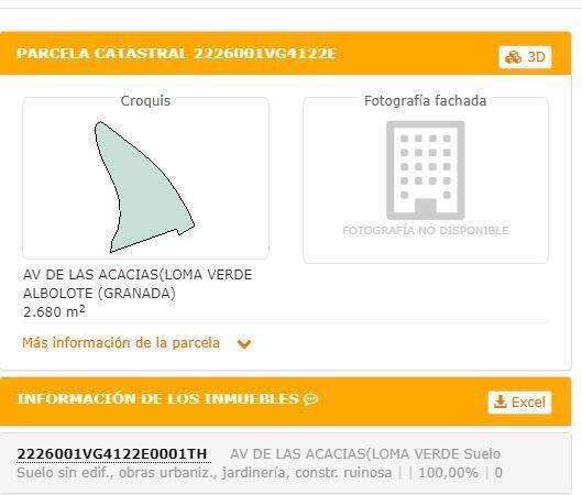 Nave en Albolote en venta - Plano del sitio - Imagen 2 de 6