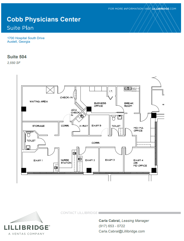 1700 Hospital South Dr, Austell, GA en alquiler Plano de la planta- Imagen 1 de 1