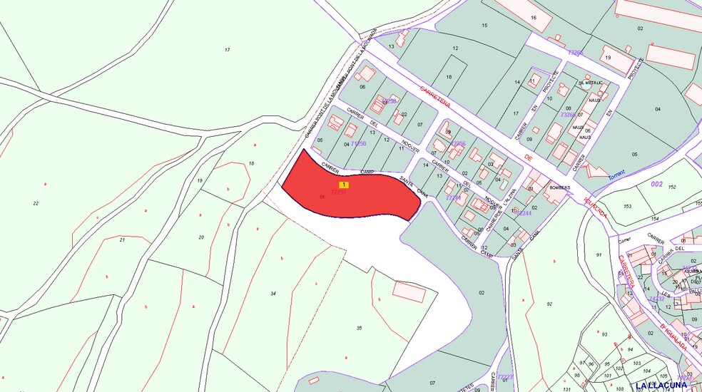 Terreno en La Torre de Claramunt, Barcelona en venta - Plano de solar - Imagen 2 de 2