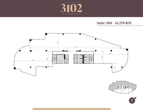 3102 Maple Ave, Dallas, TX en alquiler Plano de la planta- Imagen 2 de 6