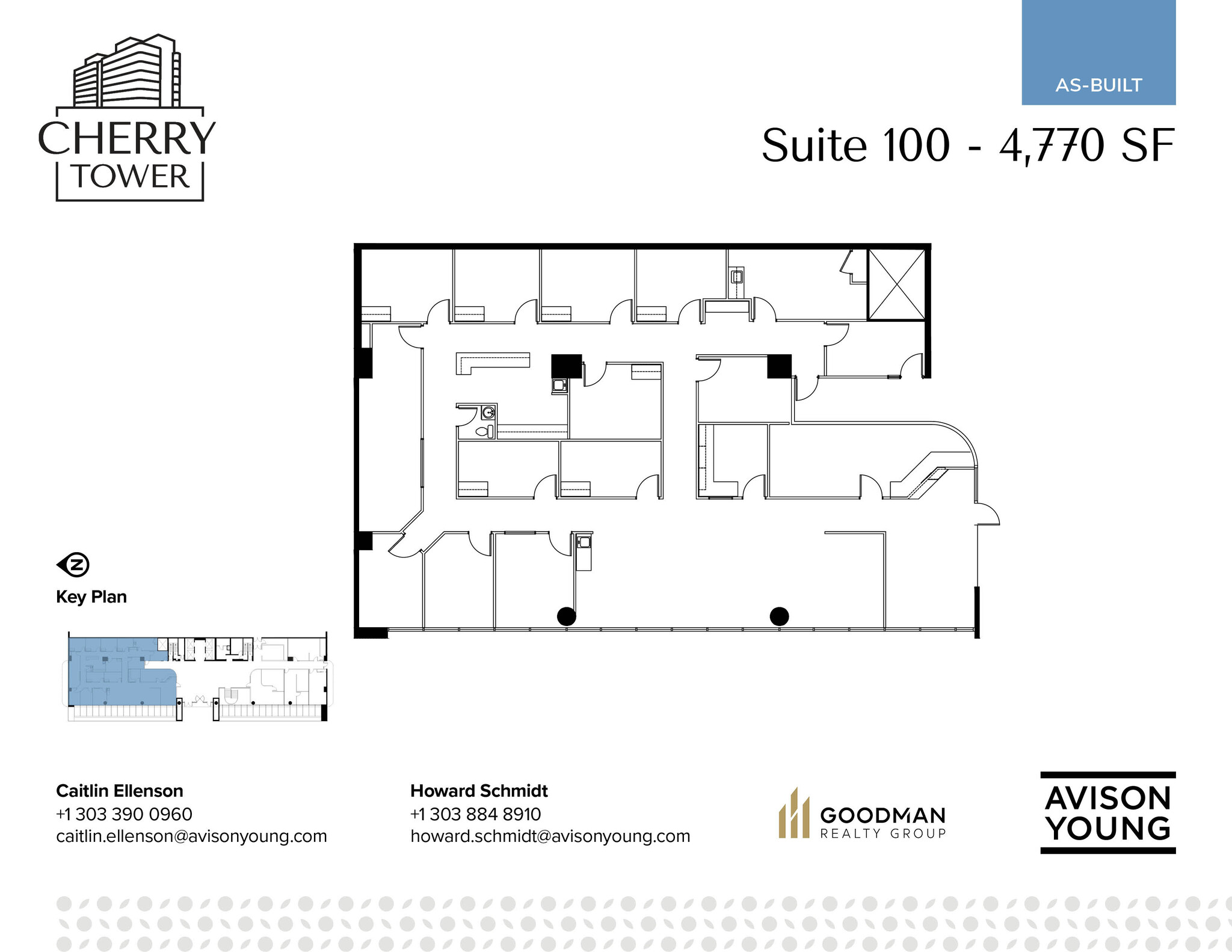 950 S Cherry St, Denver, CO en alquiler Plano de la planta- Imagen 1 de 1