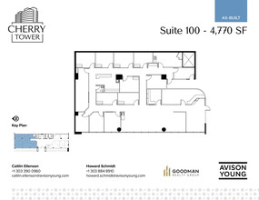 950 S Cherry St, Denver, CO en alquiler Plano de la planta- Imagen 1 de 1