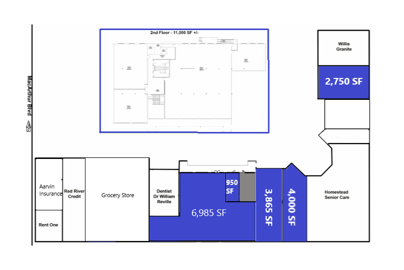 3800-3864 N Macarthur Blvd, Oklahoma City, OK en alquiler - Plano del sitio - Imagen 2 de 10