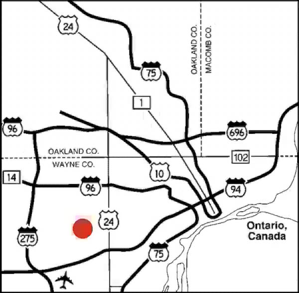 20500 Eureka Rd, Taylor, MI en alquiler Plano del sitio- Imagen 1 de 2