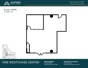 10777 Westheimer Rd, Houston, TX en alquiler Plano de la planta- Imagen 1 de 1