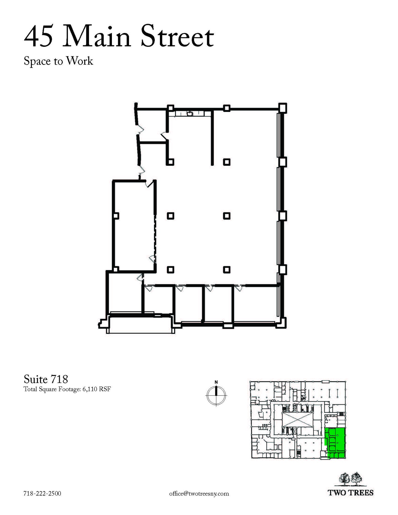 45 Main St, Brooklyn, NY en alquiler Plano de la planta- Imagen 1 de 10