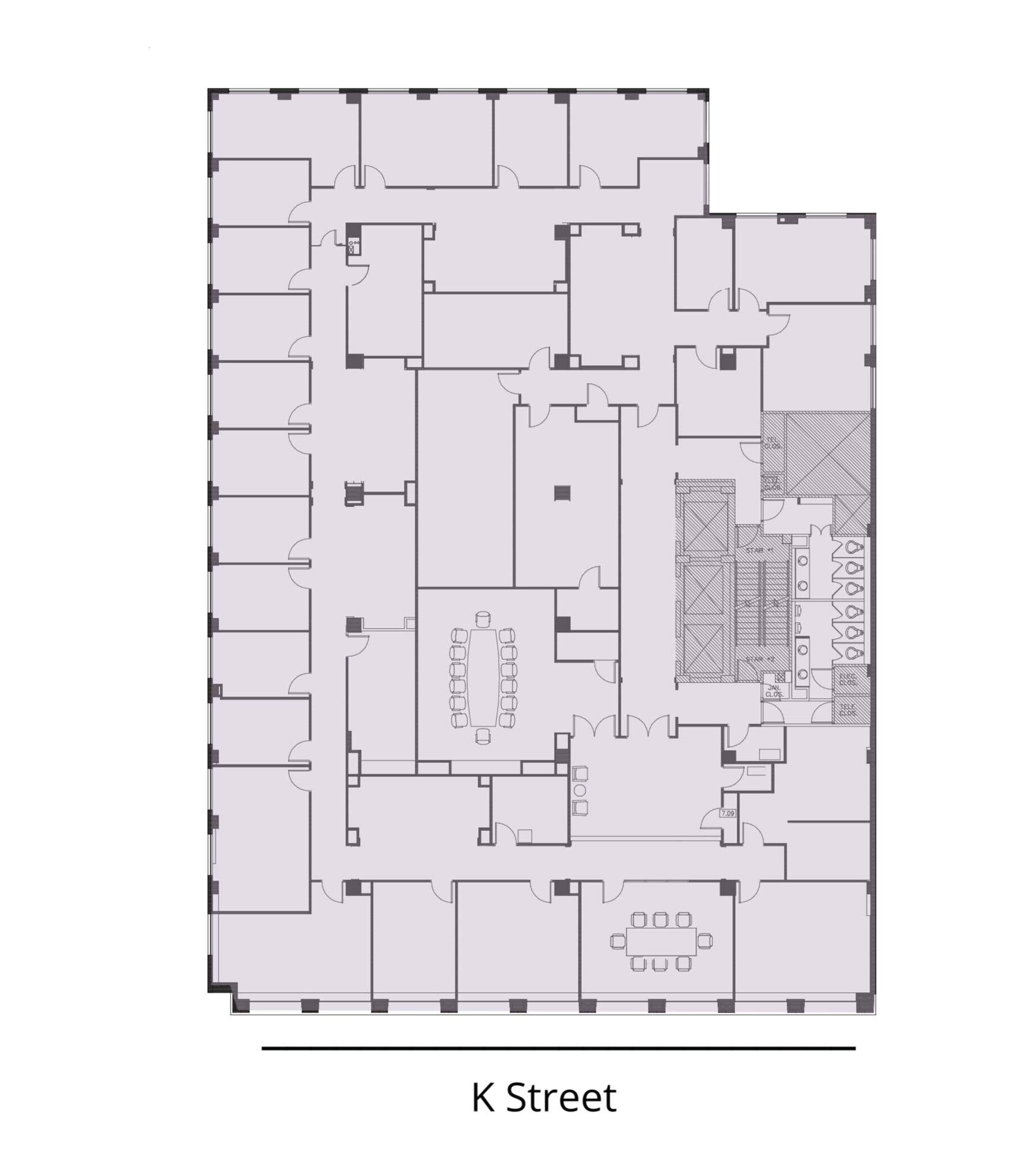 1750 K St NW, Washington, DC en alquiler Plano de la planta- Imagen 1 de 1