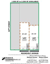 82-03-82-05 Roosevelt Ave, Jackson Heights, NY en alquiler Plano de la planta- Imagen 2 de 2