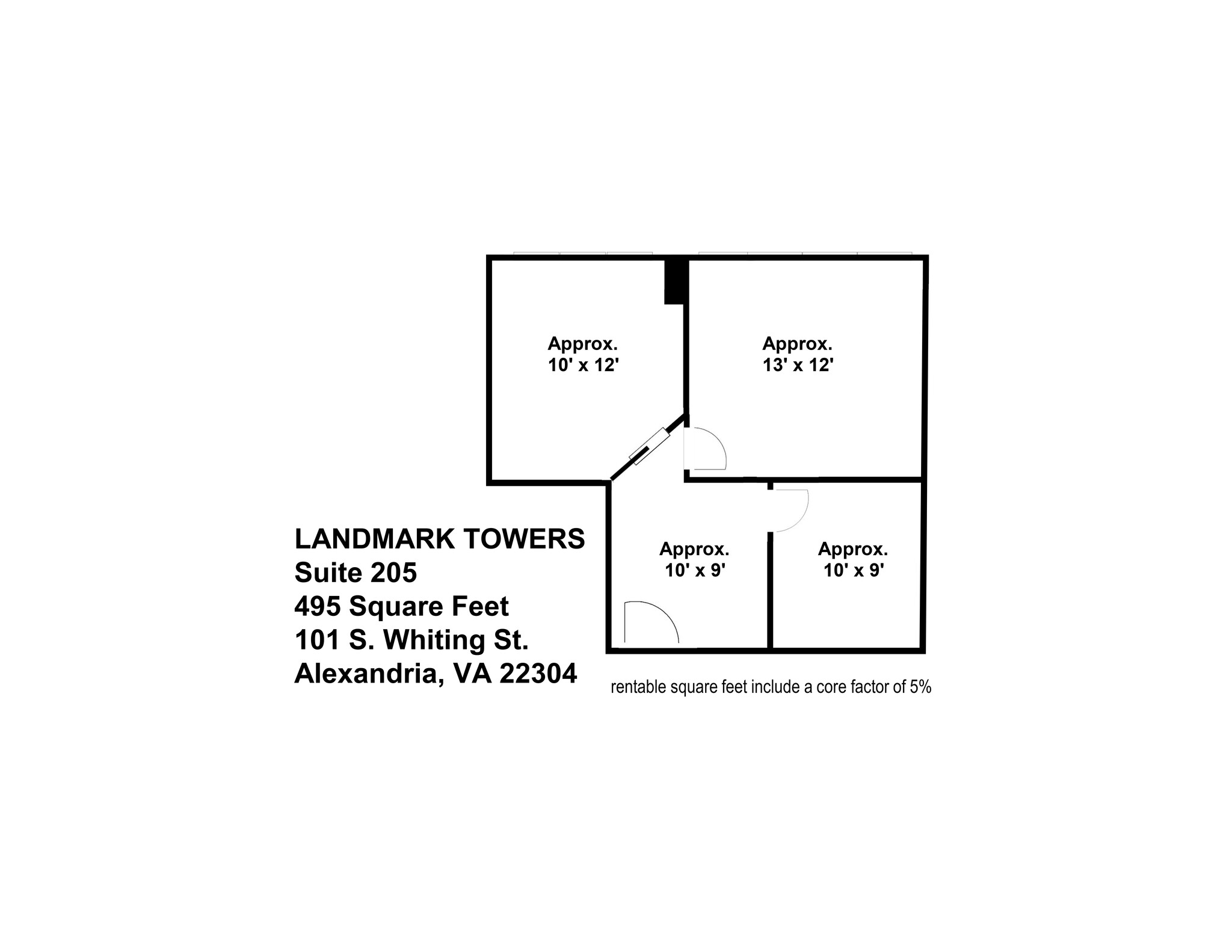 101 S Whiting St, Alexandria, VA en alquiler Plano del sitio- Imagen 1 de 6