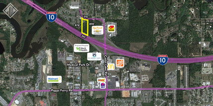 11489 Cedar Lake Rd, Biloxi, MS - VISTA AÉREA  vista de mapa