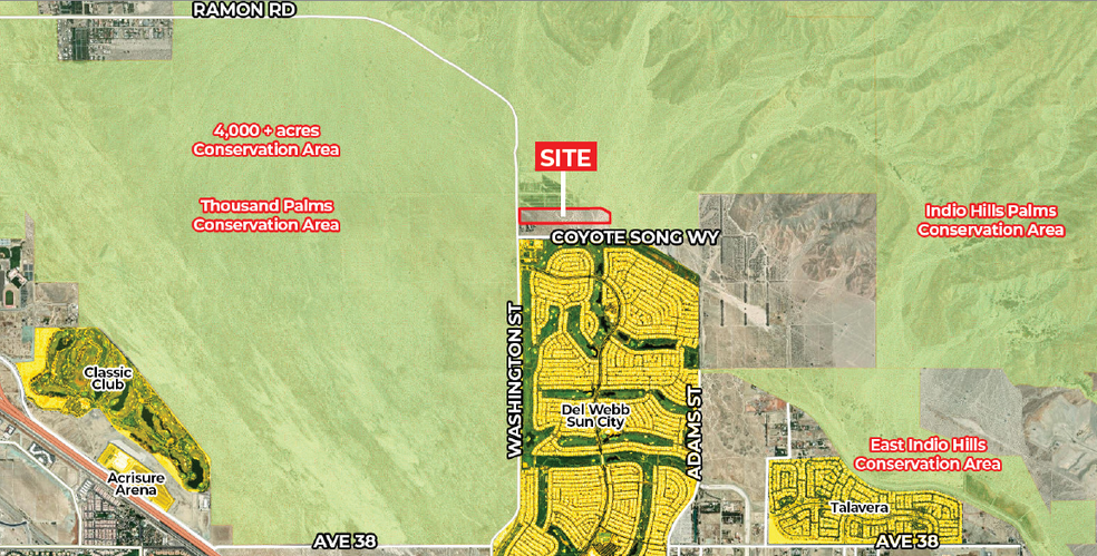 34380 Washington Street, Palm Desert, CA en venta - Plano del sitio - Imagen 2 de 2