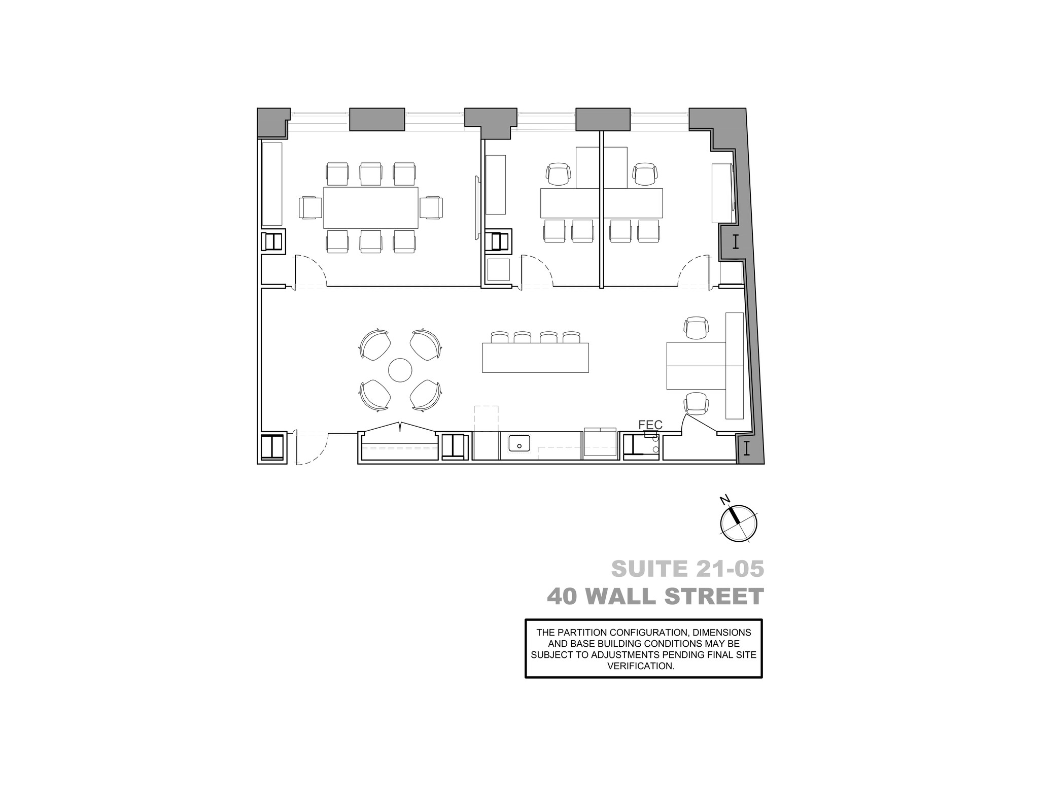 40 Wall St, New York, NY en alquiler Plano del sitio- Imagen 1 de 1