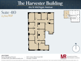 180 N Michigan Ave, Chicago, IL en alquiler Plano de la planta- Imagen 1 de 10