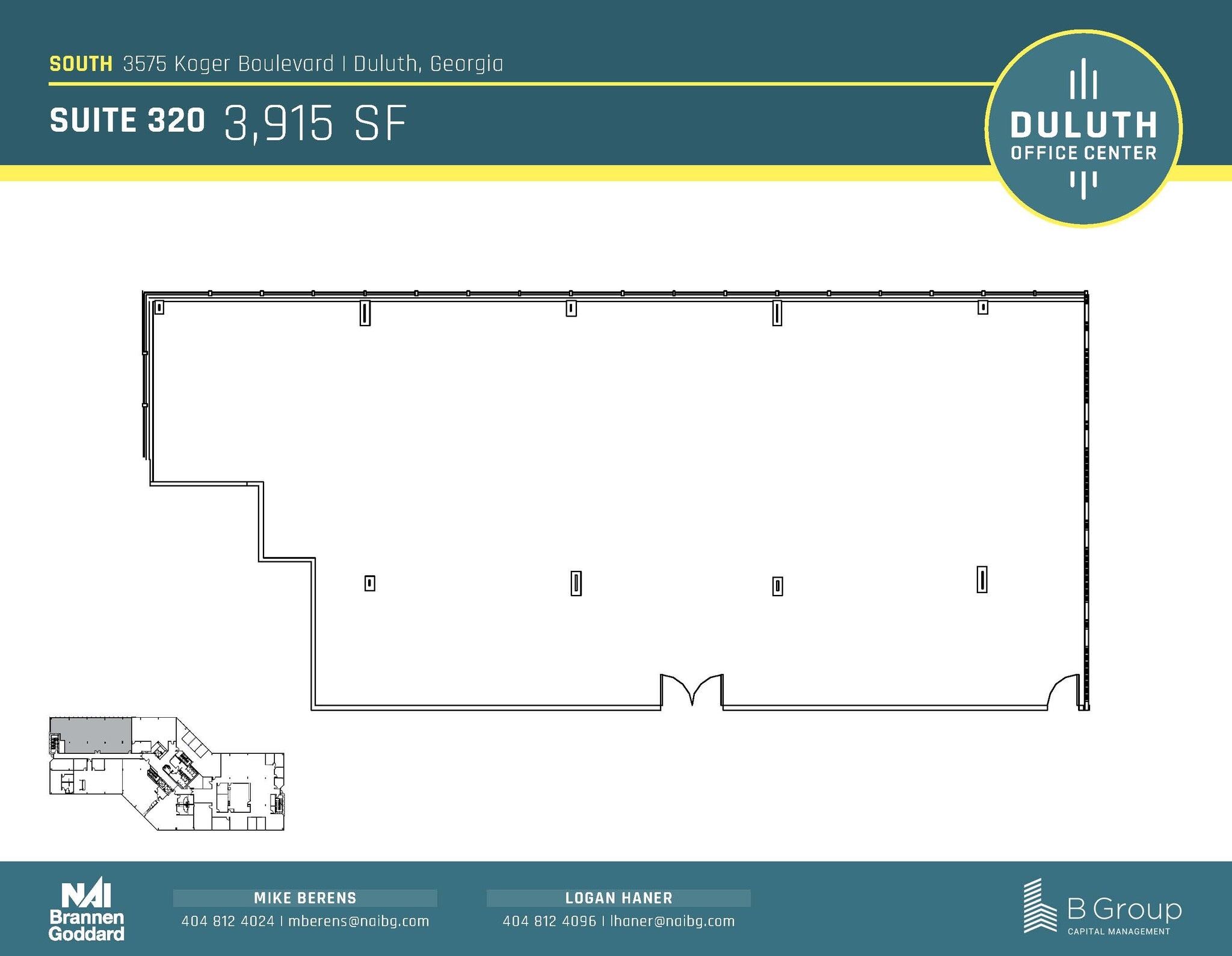 3505 Koger Blvd, Duluth, GA en alquiler Plano de la planta- Imagen 1 de 1