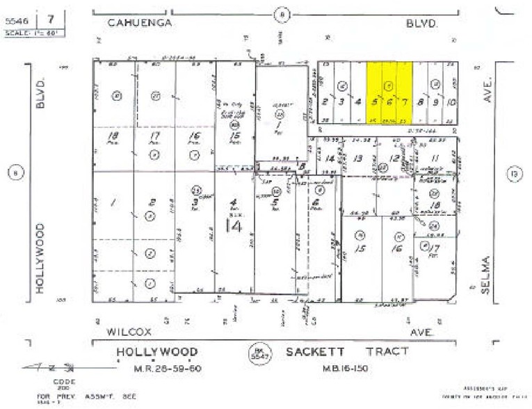 1615 N Cahuenga Blvd, Los Angeles, CA en alquiler - Plano de solar - Imagen 2 de 5