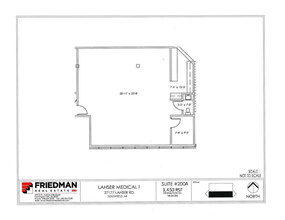 27177 Lahser Rd, Southfield, MI en alquiler Plano de la planta- Imagen 2 de 2