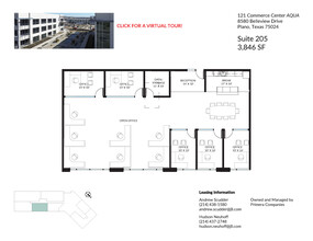 8560 Belleview Dr, Plano, TX en alquiler Plano de la planta- Imagen 1 de 4