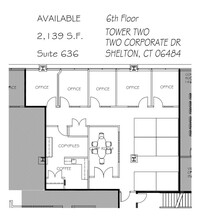 2 Corporate Dr, Shelton, CT en alquiler Plano de la planta- Imagen 1 de 1