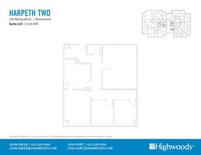 109 Westpark Dr, Brentwood, TN en alquiler Plano de la planta- Imagen 1 de 1