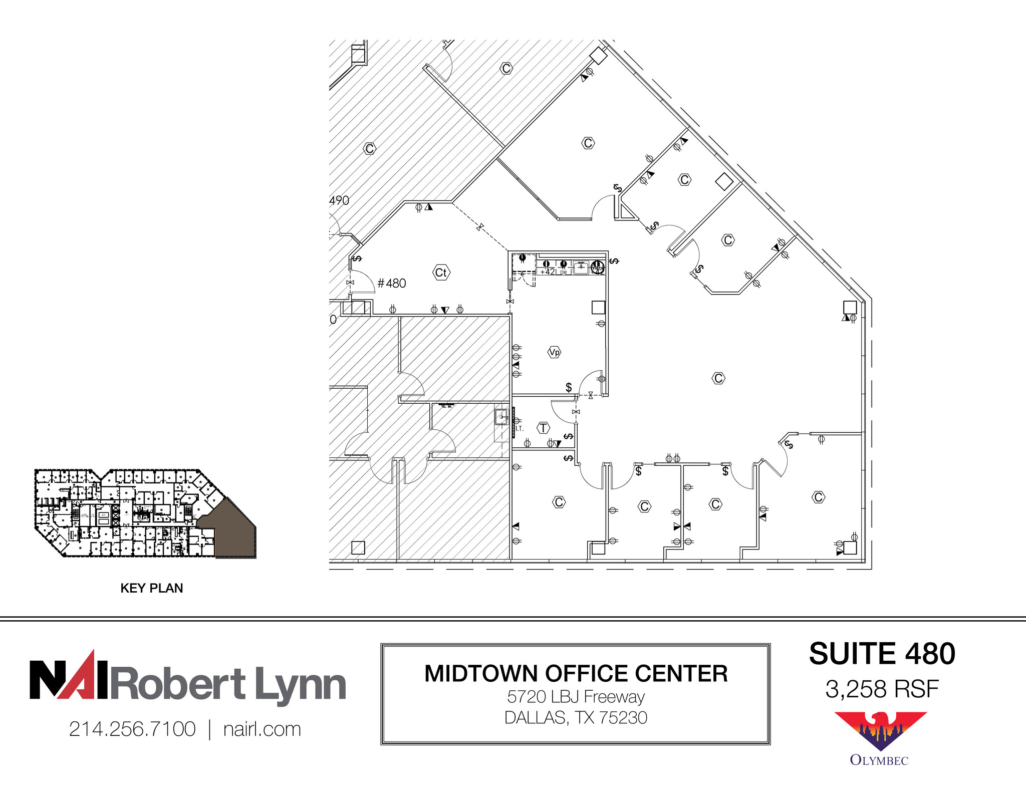 5720 Lyndon B Johnson Fwy, Dallas, TX en alquiler Plano de la planta- Imagen 1 de 2