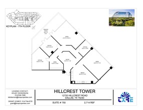 12720 Hillcrest Rd, Dallas, TX en alquiler Plano de la planta- Imagen 2 de 5