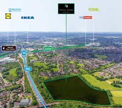 Bentley Ln, Walsall, WMD - VISTA AÉREA  vista de mapa