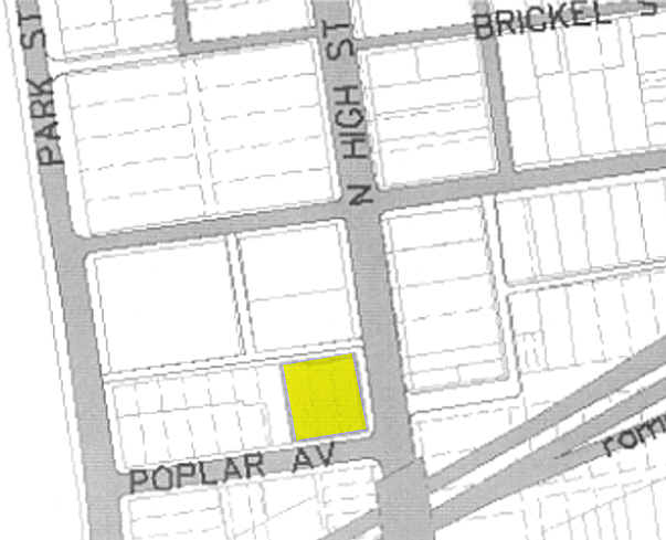 601-615 N High St, Columbus, OH en alquiler - Plano de solar - Imagen 2 de 9