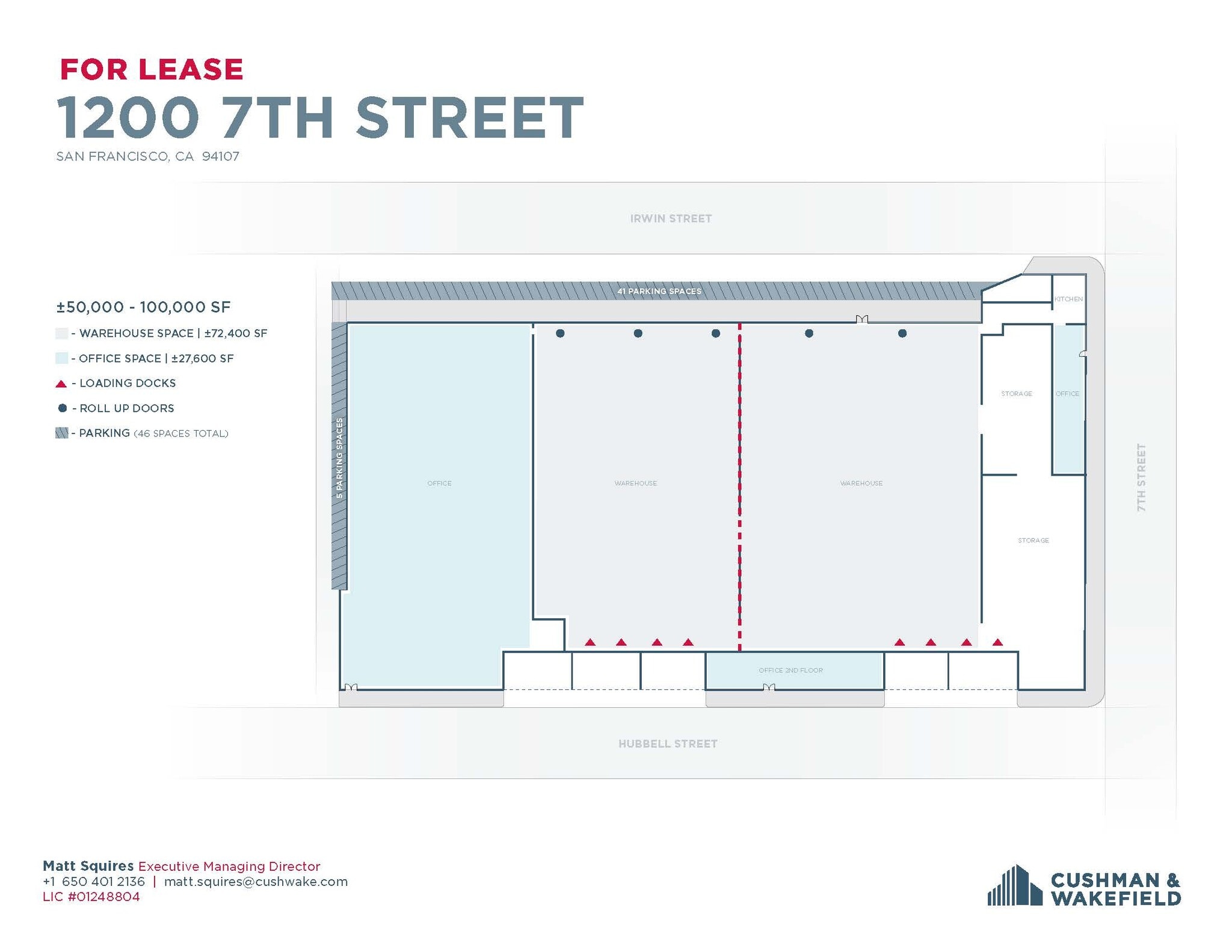 1200 7th St, San Francisco, CA en alquiler Plano de la planta- Imagen 1 de 1
