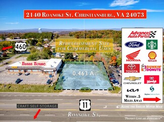 Más detalles para 2140 Roanoke St, Christiansburg, VA - Terrenos en venta