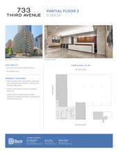 733 Third Ave, New York, NY en alquiler Plano de la planta- Imagen 1 de 1