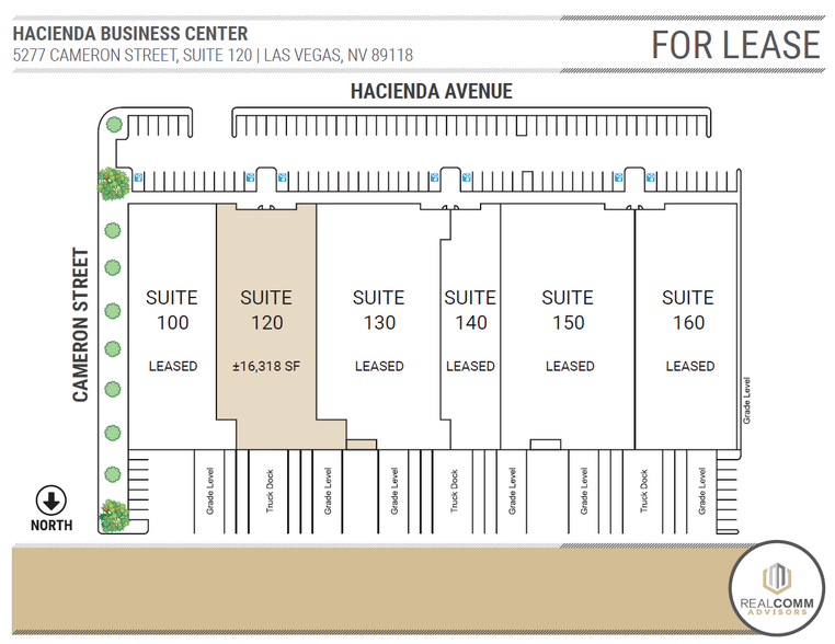 5277 Cameron St, Las Vegas, NV en alquiler - Plano del sitio - Imagen 3 de 5