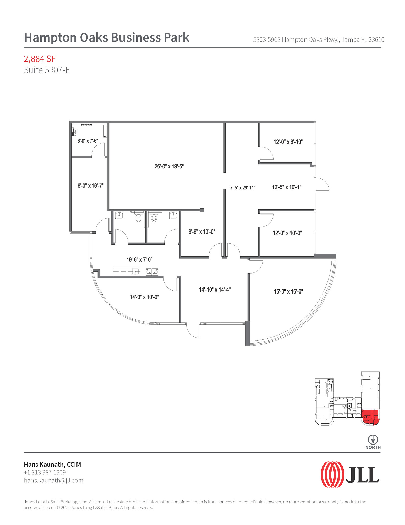 5909 Hampton Oaks Pky, Tampa, FL en alquiler Plano de la planta- Imagen 1 de 1