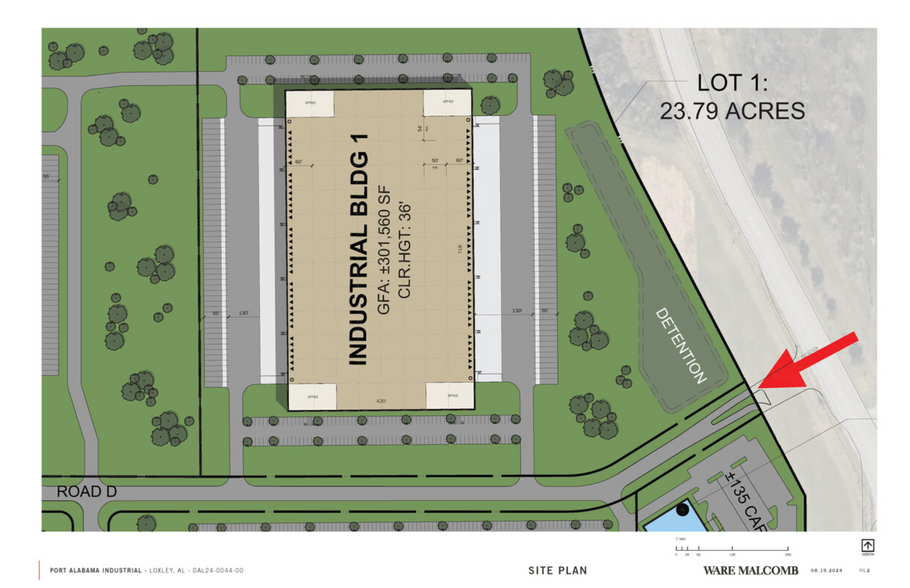 N Hickory St, Loxley, AL en alquiler - Plano del sitio - Imagen 2 de 6