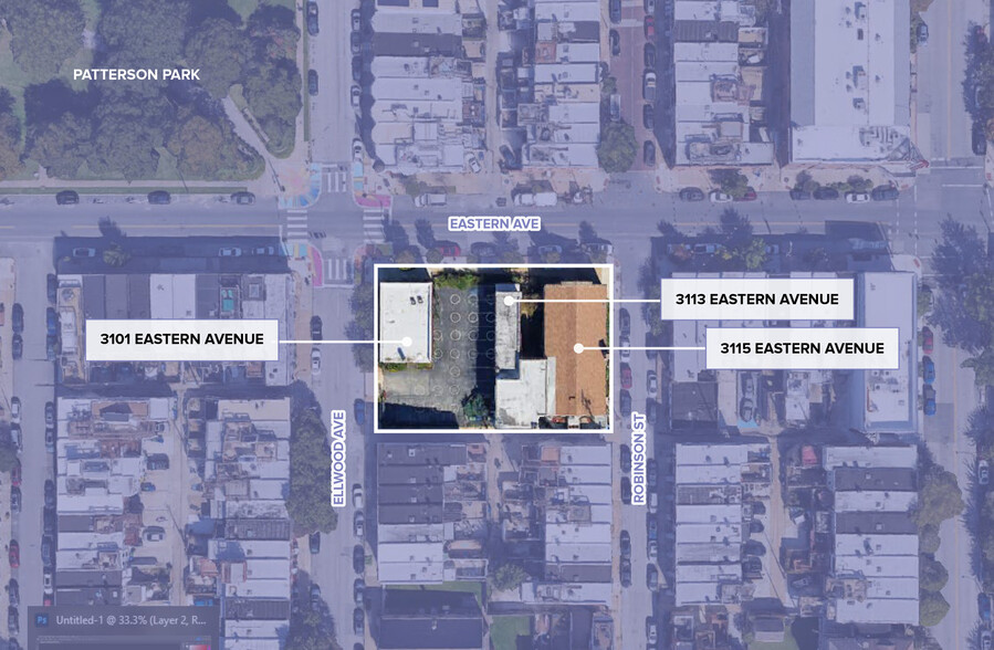 Redevelopment Opportunity Eastern Ave cartera de 3 inmuebles en venta en LoopNet.es - Vista aérea - Imagen 3 de 7