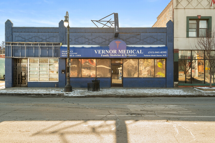 7647-7649 W Vernor Hwy, Detroit, MI en venta - Foto del edificio - Imagen 1 de 43