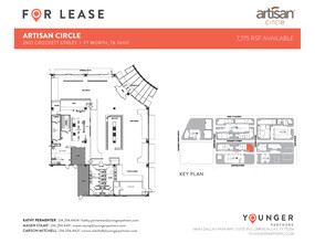 2973 W 7th St, Fort Worth, TX en alquiler Plano de la planta- Imagen 1 de 6