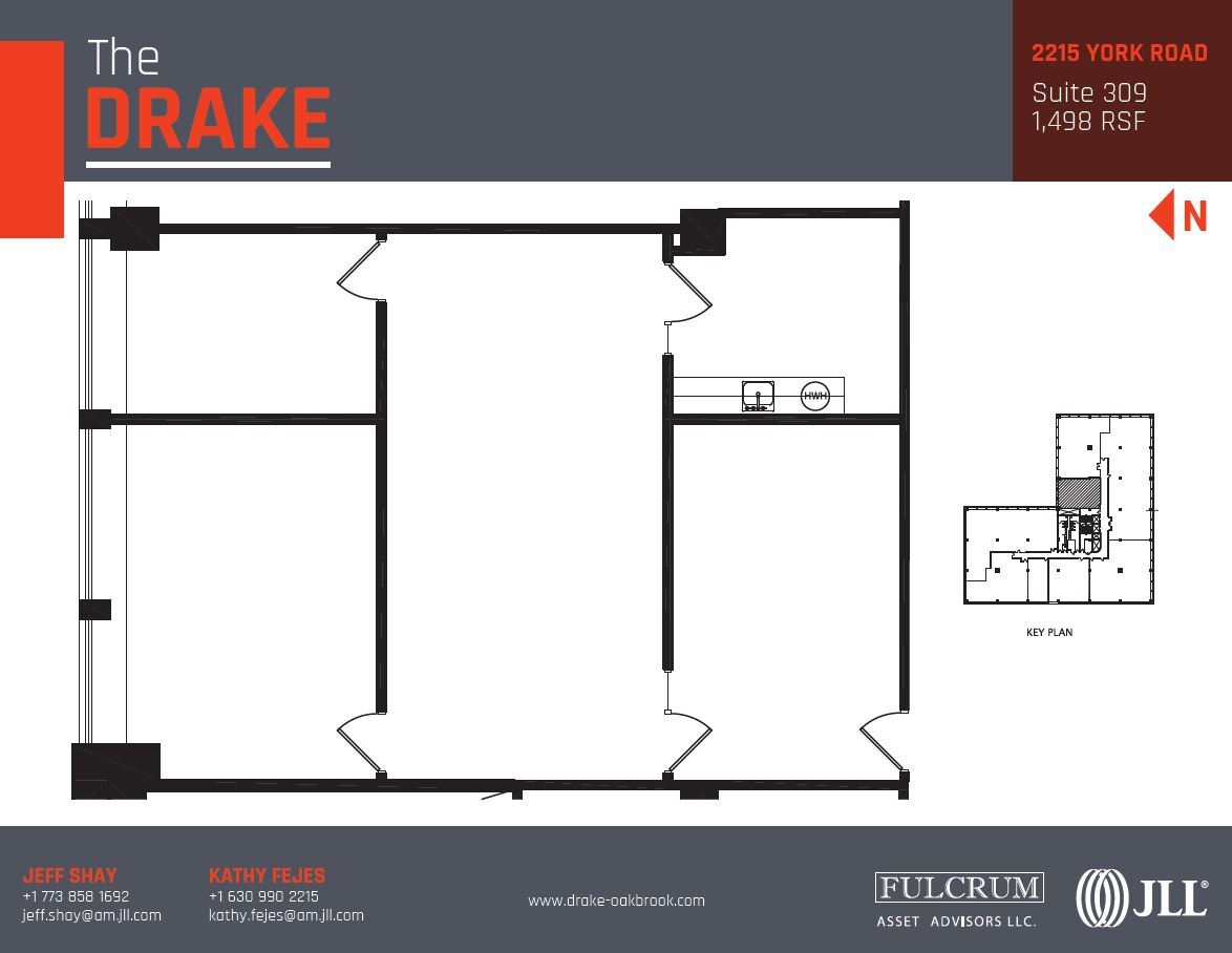 2211-2215 S York Rd, Oak Brook, IL en alquiler Plano de la planta- Imagen 1 de 1