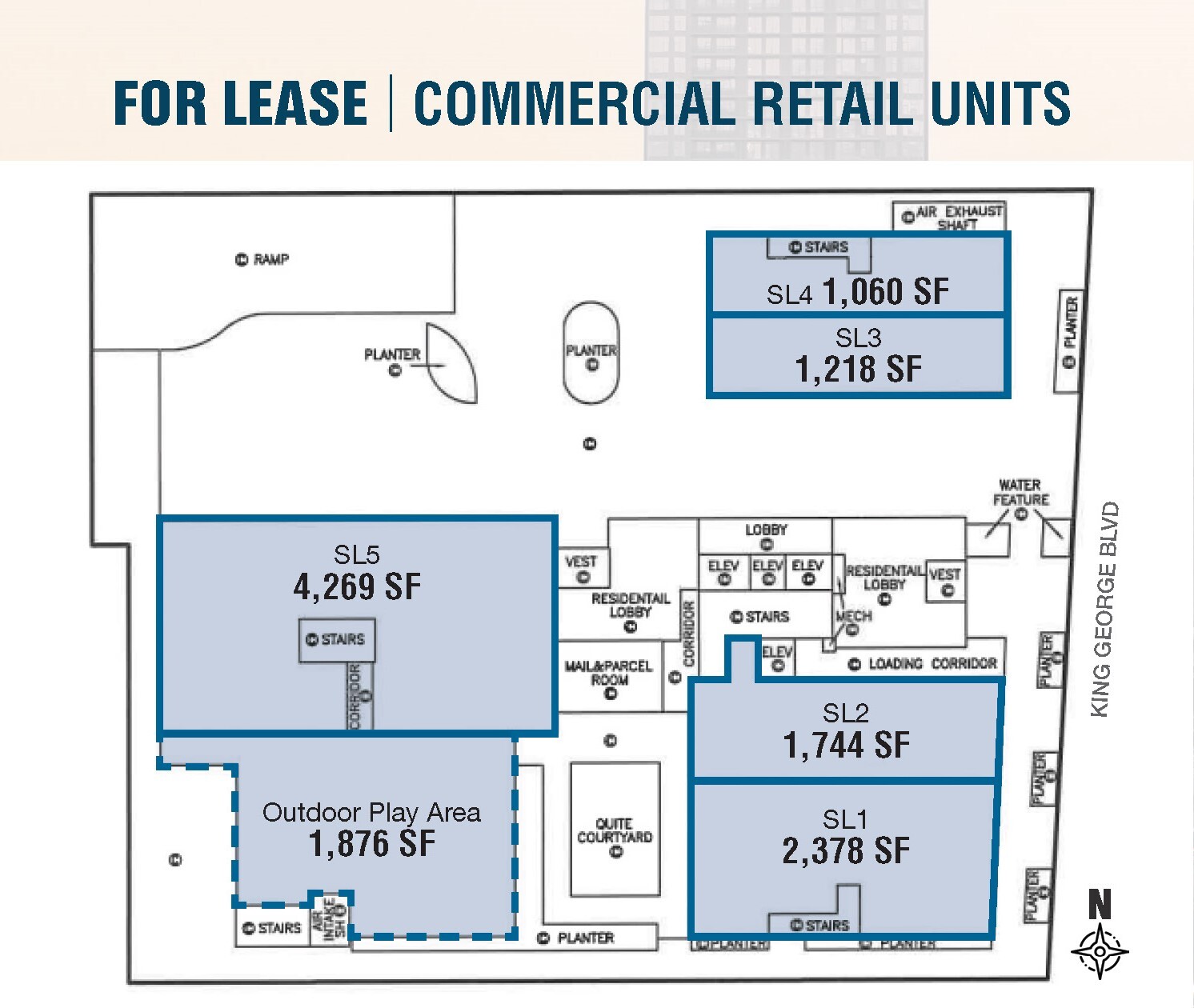 9675 King George Blvd, Surrey, BC en alquiler Plano de la planta- Imagen 1 de 1