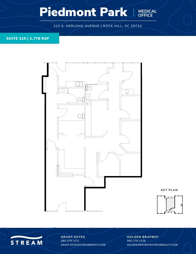 197 Piedmont Blvd, Rock Hill, SC en alquiler Plano de la planta- Imagen 1 de 1