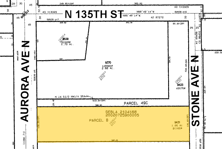 13240 Aurora Ave N, Seattle, WA en alquiler - Plano de solar - Imagen 2 de 4