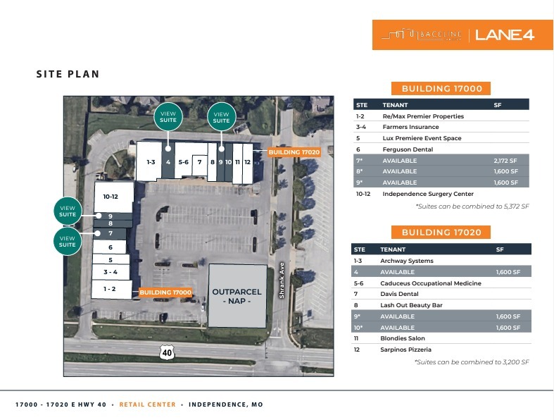 17000 E 40 Hwy, Independence, MO en alquiler Plano de la planta- Imagen 1 de 1