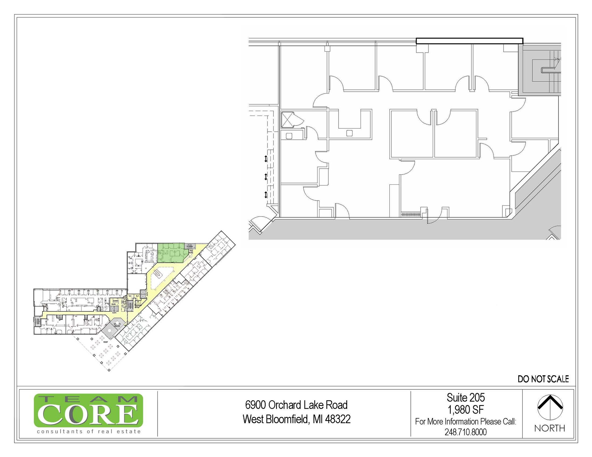 6900 Orchard Lake Rd, West Bloomfield, MI en alquiler Plano de la planta- Imagen 1 de 1