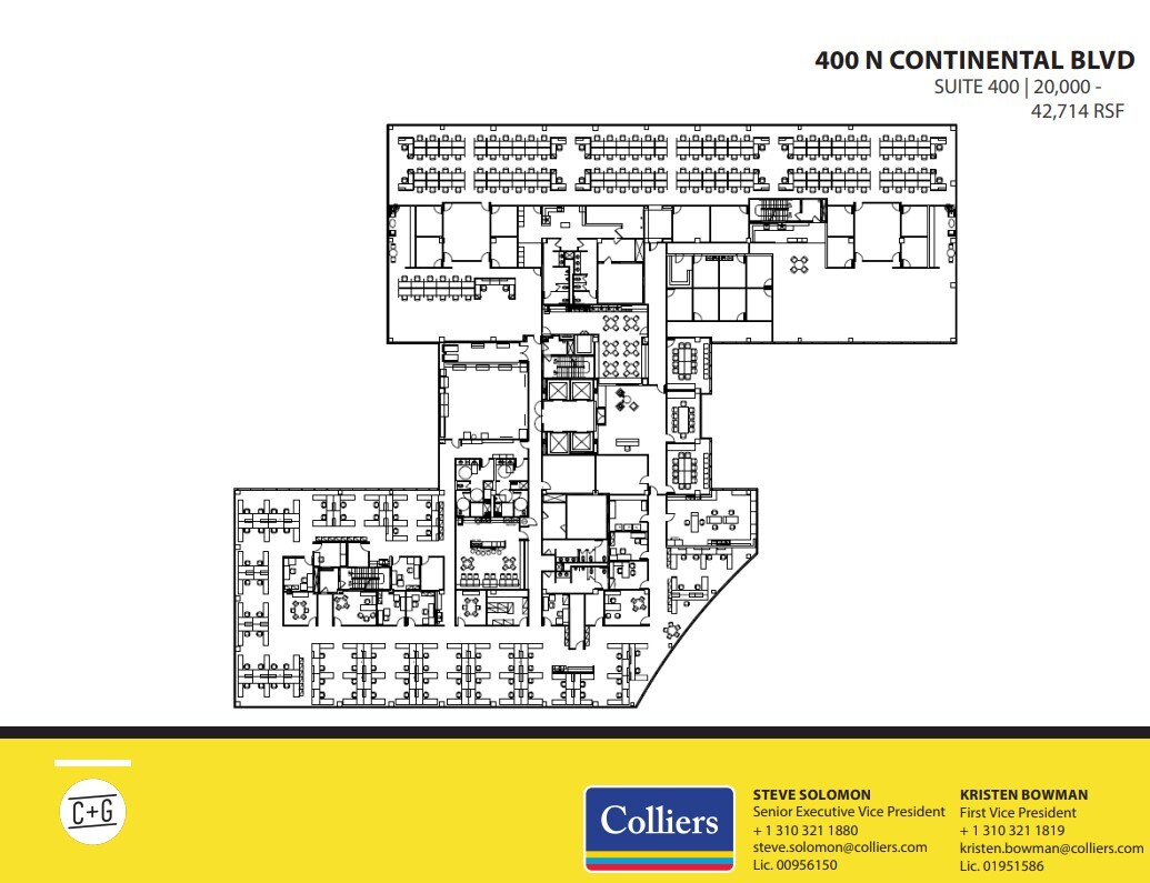 300 Continental Blvd, El Segundo, CA en alquiler Plano de la planta- Imagen 1 de 1